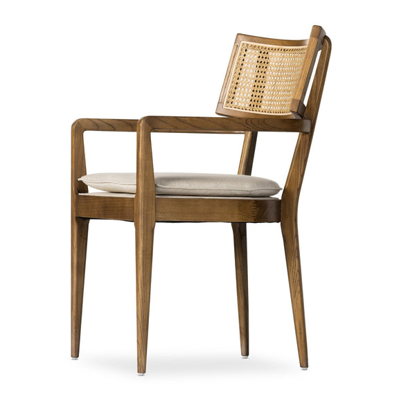 Britt Dining Armchair - Toasted Nettlewood