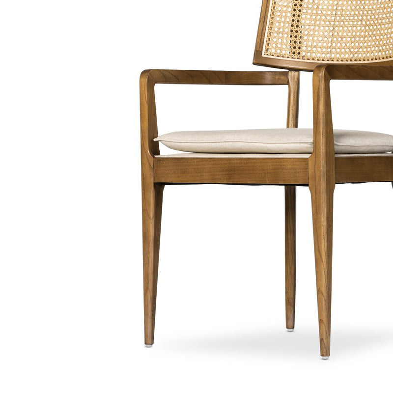 Britt Dining Armchair - Toasted Nettlewood