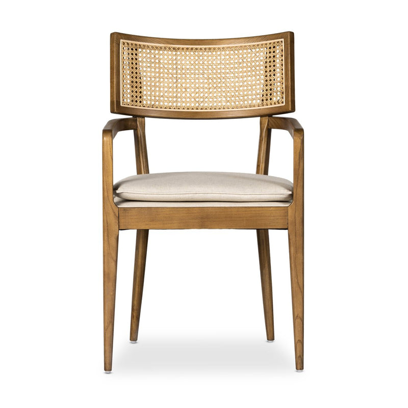 Britt Dining Armchair - Toasted Nettlewood