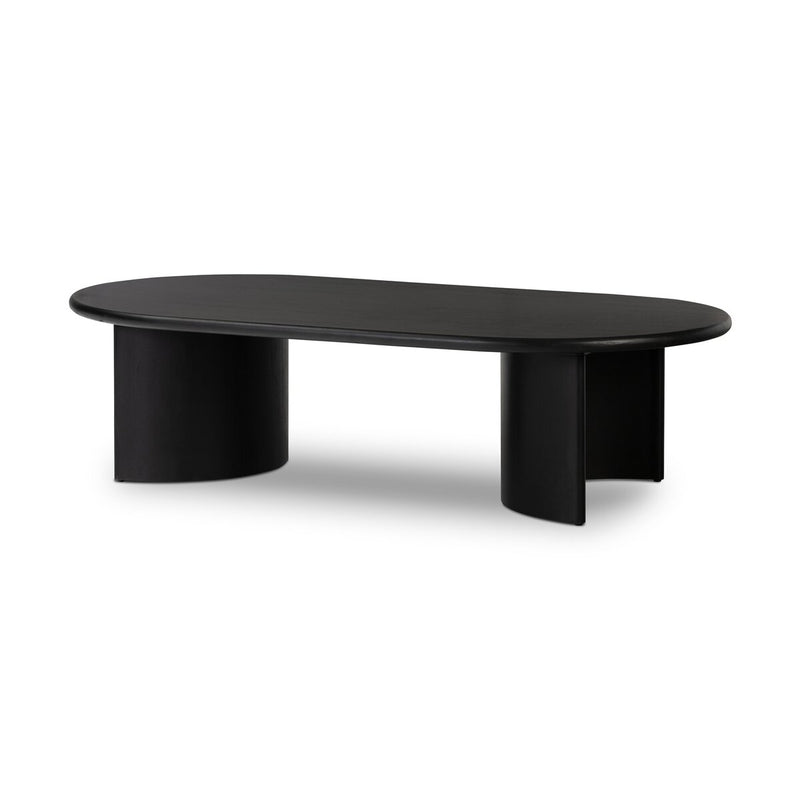 Paden Coffee Table - Aged Black Acacia