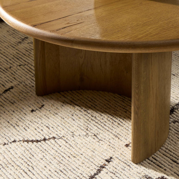 Paden Coffee Table - Worn Oak Veneer