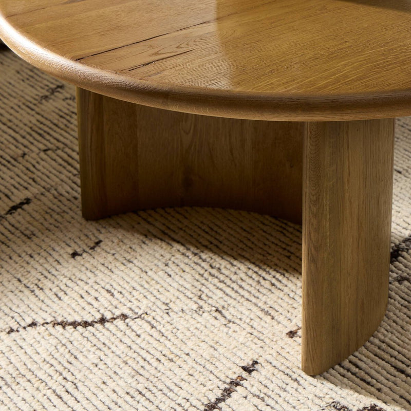 Paden Coffee Table - Worn Oak Veneer