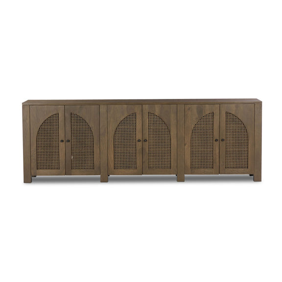 Tilda 6 Door Sideboard - Taupe Mango