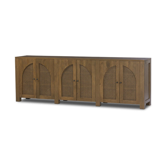 Tilda 6 Door Sideboard - Taupe Mango