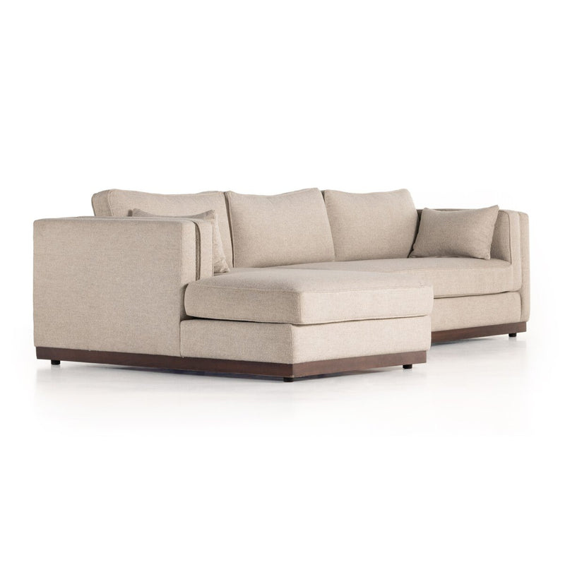 Lawrence 2-Piece Chaise Sectional - Nova Taupe