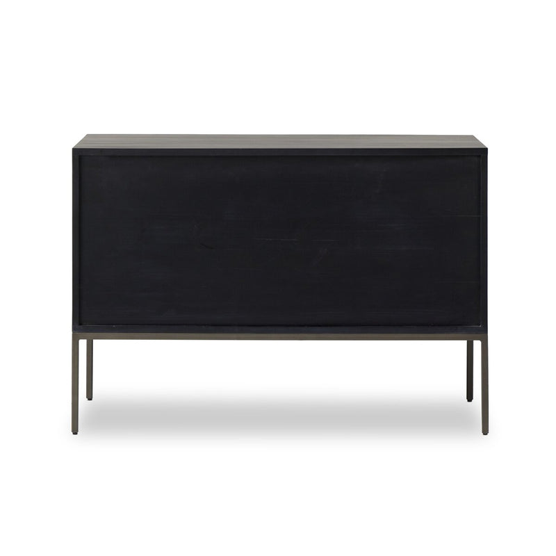 Trey Modular Wide Filing Cabinet - Black Wash Poplar
