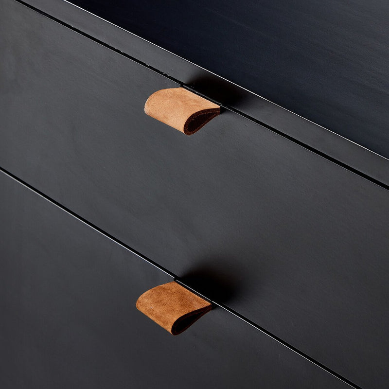 Trey Modular Wide Filing Cabinet - Black Wash Poplar