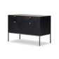 Trey Modular Wide Filing Cabinet - Black Wash Poplar