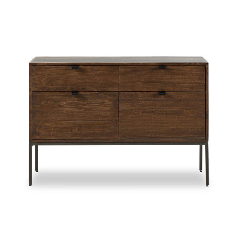Trey Modular Wide Filing Cabinet - Auburn Poplar