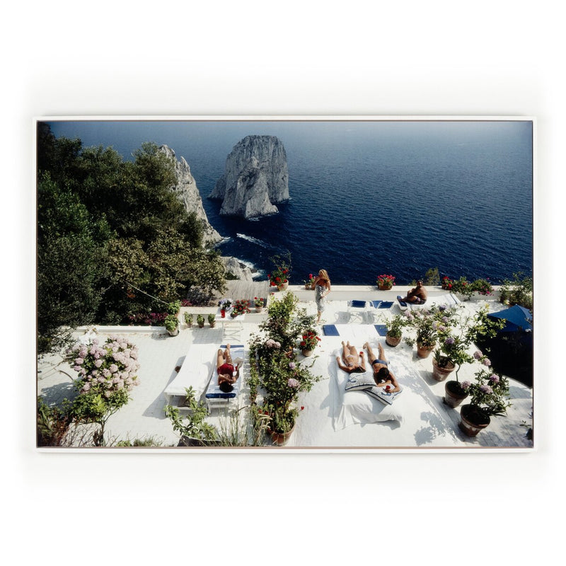 IL Canille by Slim Aarons - White Maple Floater