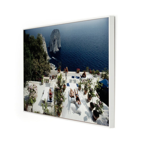 IL Canille by Slim Aarons - White Maple Floater