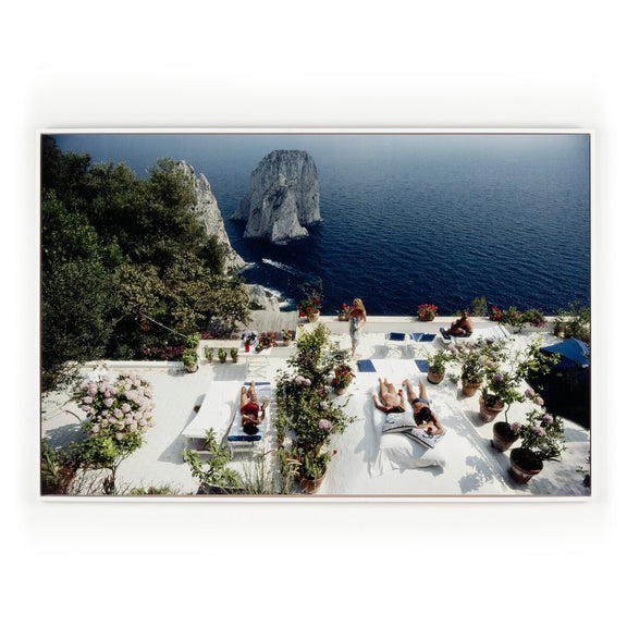 IL Canille by Slim Aarons - White Maple Floater
