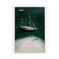 Charter Ketch by Slim Aarons - White Maple Floater