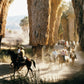 Palm Springs Riders by Slim Aarons - White Oak Floater