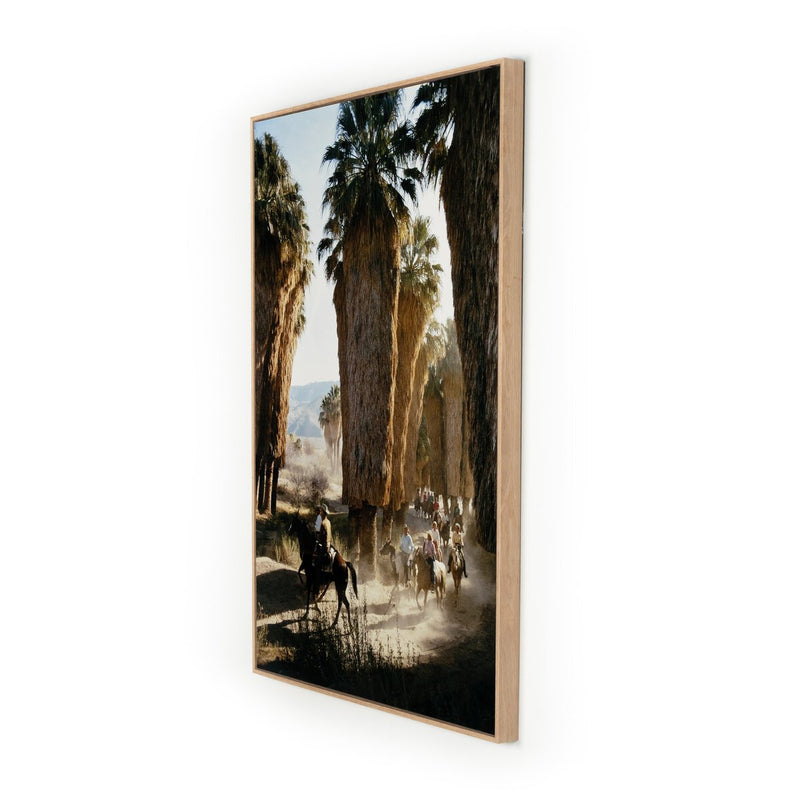 Palm Springs Riders by Slim Aarons - White Oak Floater