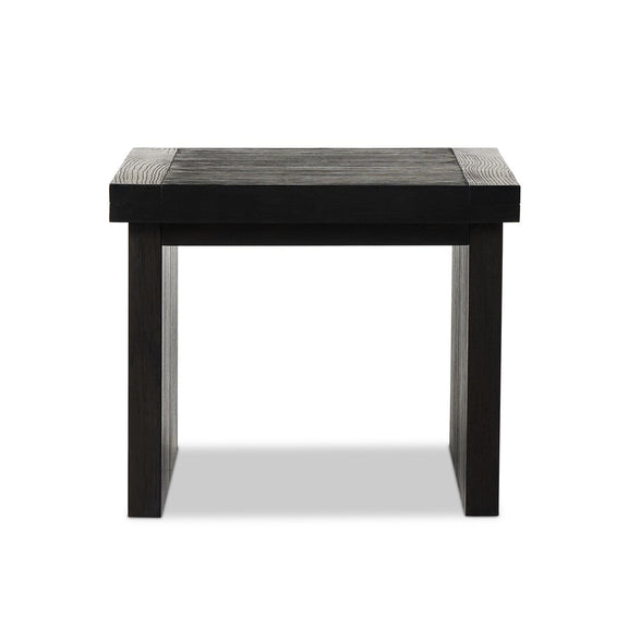 Warby End Table - Worn Black Veneer