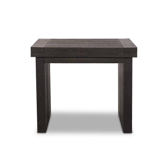 Warby End Table - Worn Black Veneer
