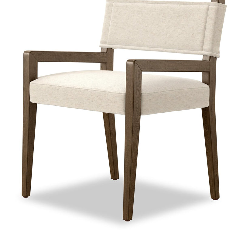 Ferris Dining Armchair - Crypton Nomad Snow