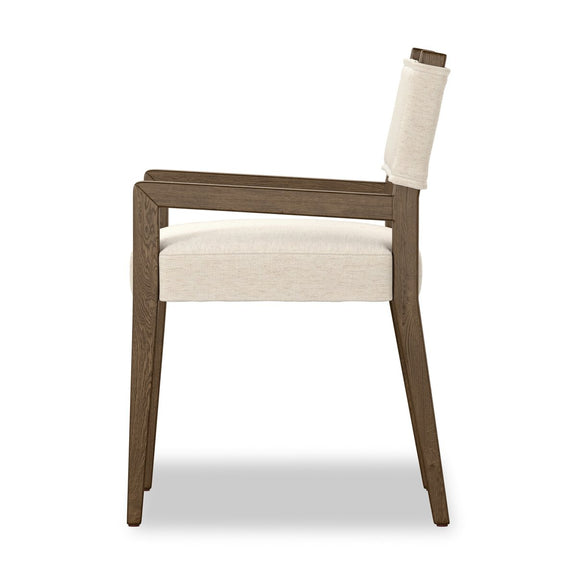 Ferris Dining Armchair - Crypton Nomad Snow