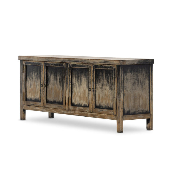 Hitchens Media Console - Worn Black