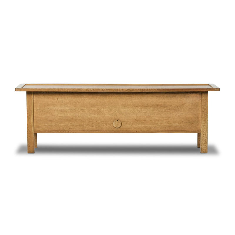 Millbrook Media Console - Natural Light Oak