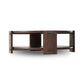 Two Tier Coffee Table - Matte Brown Neem