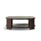 Two Tier Coffee Table - Matte Brown Neem