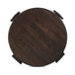 Two Tier Coffee Table - Matte Brown Neem