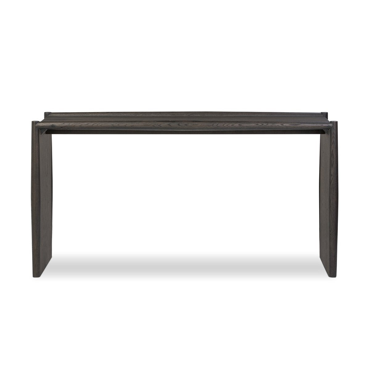 Glenview Console Table - Smoked Black Oak