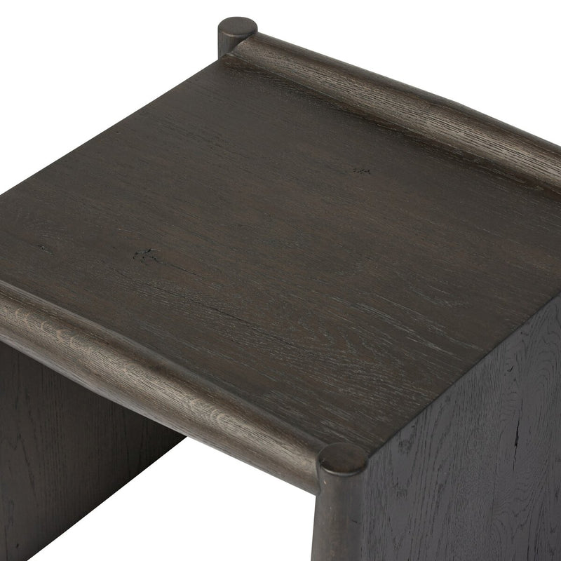 Glenview End Table - Smoked Black Oak