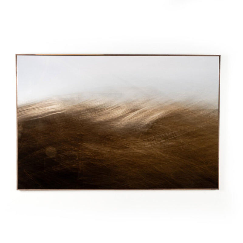 Reality Unfurled by Toni Toscano - Rustic Walnut Floater
