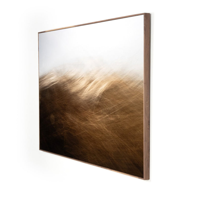 Reality Unfurled by Toni Toscano - Rustic Walnut Floater