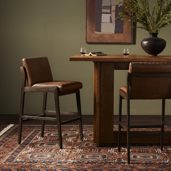 Alice Bar + Counter Stool - Sonoma Chestnut