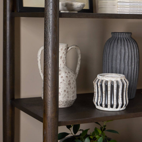 Glenview Bookcase - Smoked Black Oak