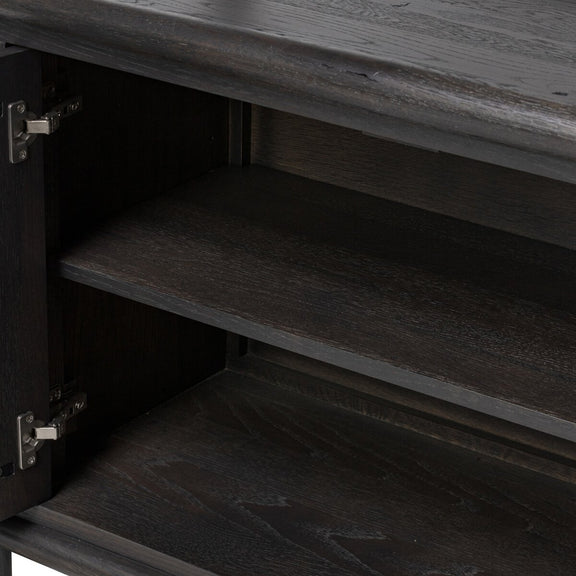 Glenview Bookcase - Smoked Black Oak