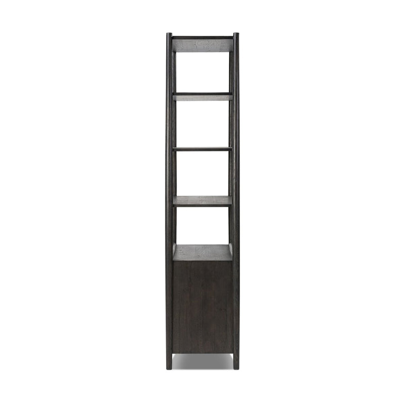 Glenview Bookcase - Smoked Black Oak