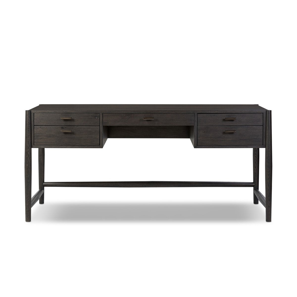 Glenview Desk - Smoked Black Oak