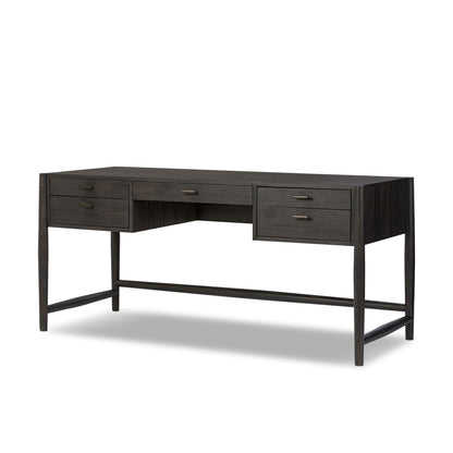 Glenview Desk - Smoked Black Oak