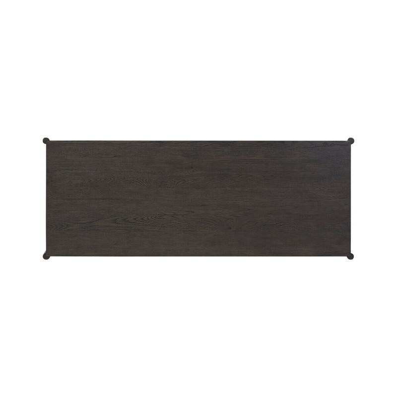 Glenview Desk - Smoked Black Oak