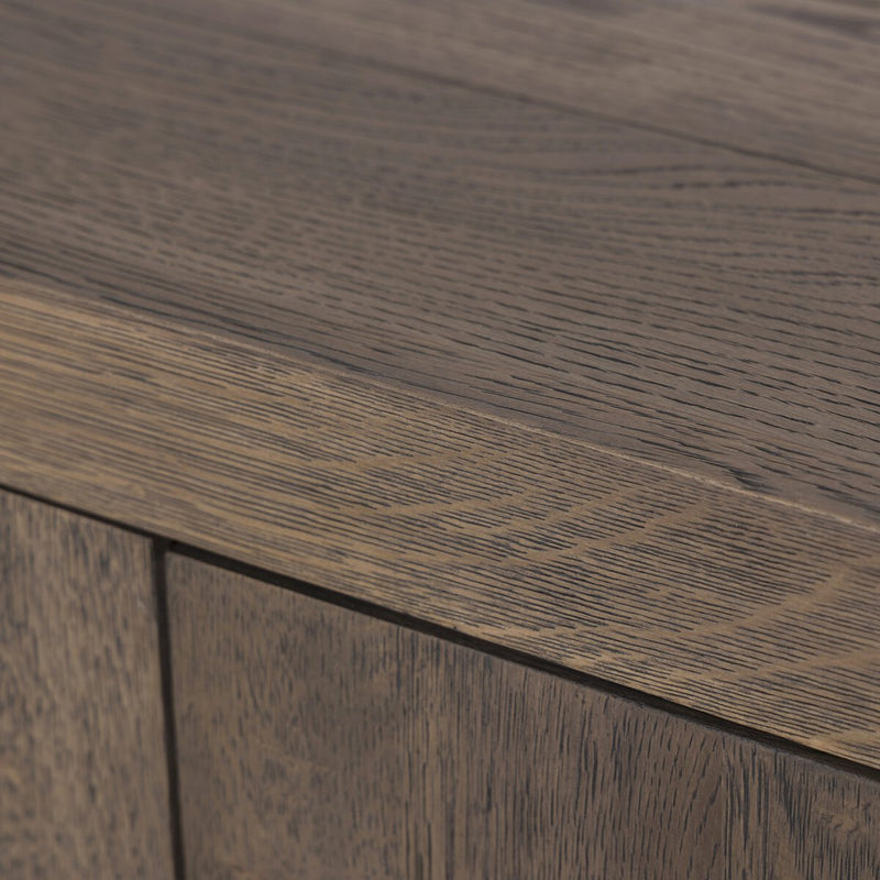 Warby Media Console - Worn Oak Veneer