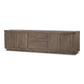 Warby Media Console - Worn Oak Veneer