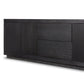 Warby Media Console - Worn Black Oak Veneer