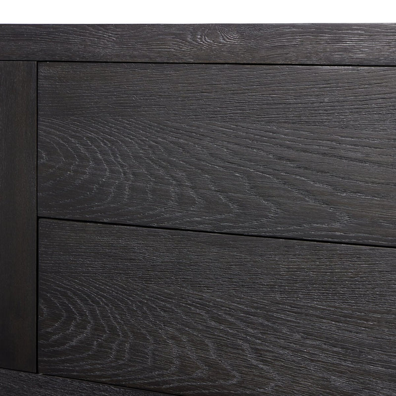 Warby Media Console - Worn Black Oak Veneer