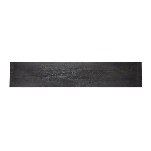 Warby Media Console - Worn Black Oak Veneer