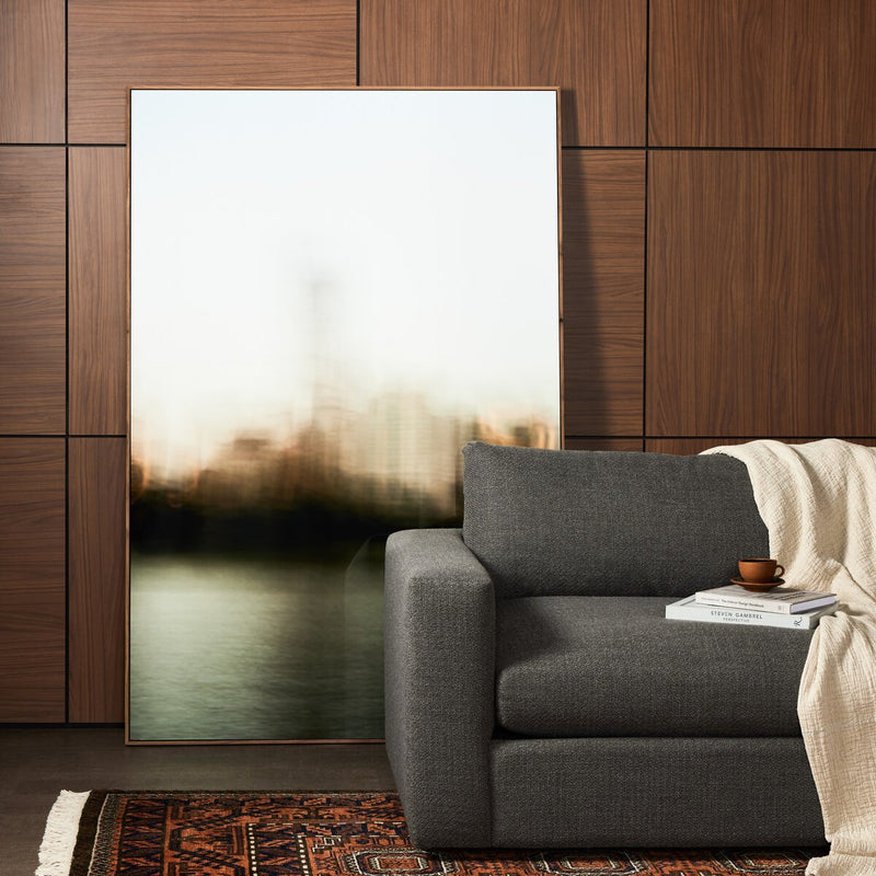 Skyline Lou Neff Point 2 by Toni Toscano - Rustic Walnut Floater