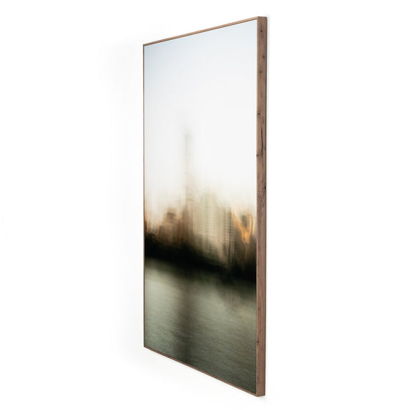 Skyline Lou Neff Point 2 by Toni Toscano - Rustic Walnut Floater
