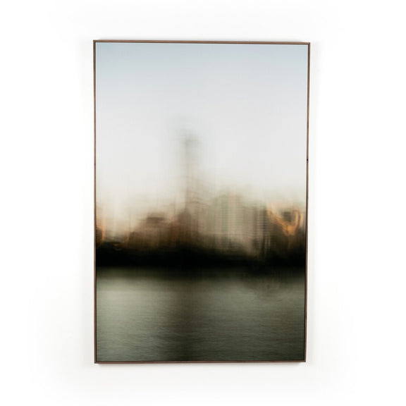 Skyline Lou Neff Point 2 by Toni Toscano - Rustic Walnut Floater