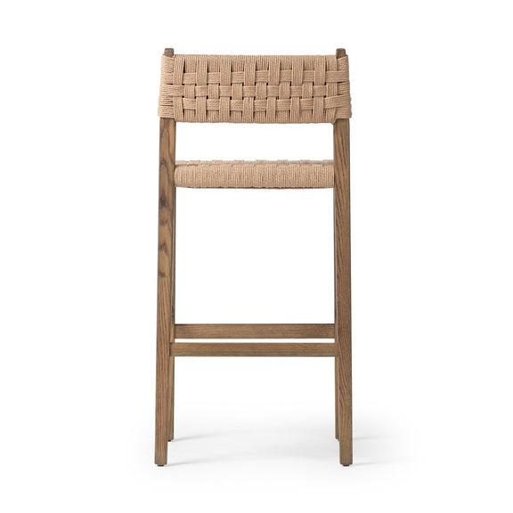 Hamlin Bar + Counter Stool - Double Twisted Paper Cord