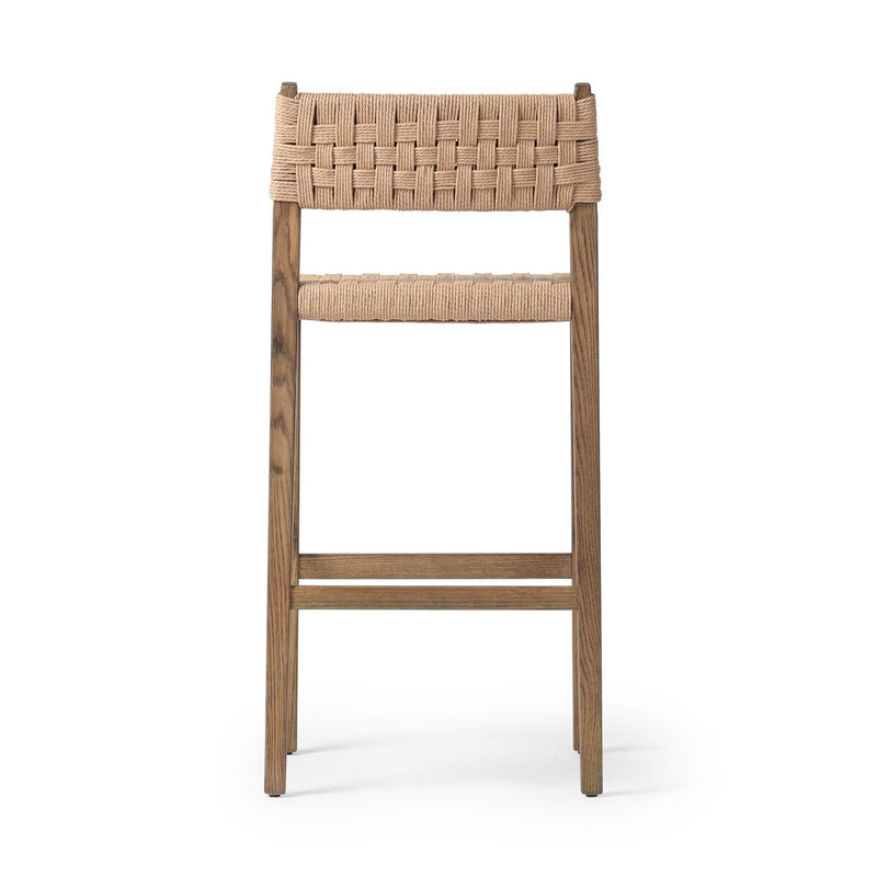 Hamlin Bar + Counter Stool - Double Twisted Paper Cord