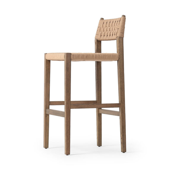 Hamlin Bar + Counter Stool - Double Twisted Paper Cord